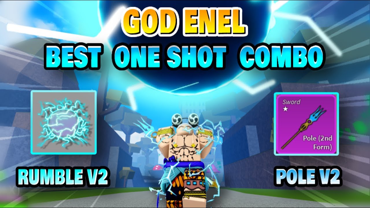 Becoming Enel Combo And Bounty hunting『 Rumble + Pole V2 + Electric claw 』Blox  fruit 