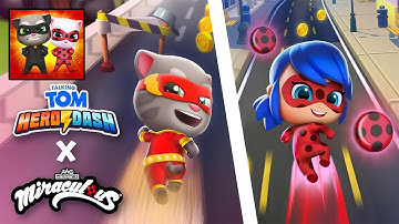 Talking Tom Hero Dash | New Update 2025 Miraculous Ladybug | New Character Unlocked Android Gameplay
