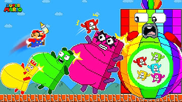 Finish The Pattern? Mario vs Number 7 Pregnant in Domino Lego Maze Level Up | Game Animation