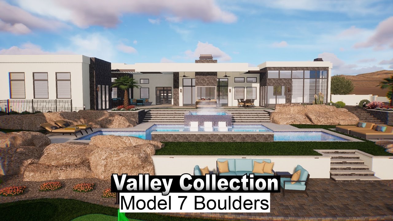Model 7 Boulders - Ejen - Arizona custom landscape and pool design