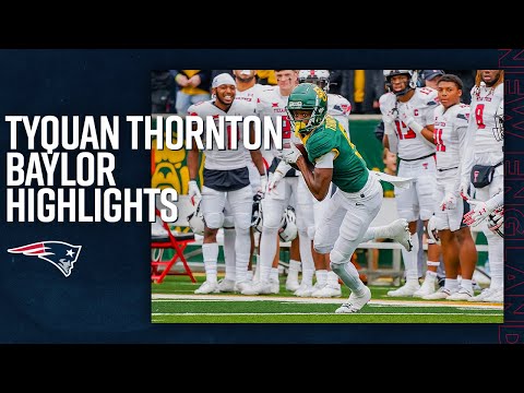 Tyquan Thornton College Highlights, Baylor, WR | New England Patriots 2022 NFL Draft Pick