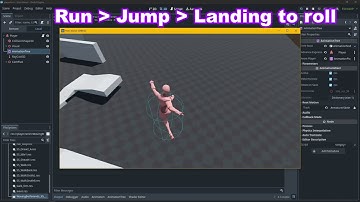 Godot 4.3 third person character controller with Mixamo root motion animations using ArBoM, update1