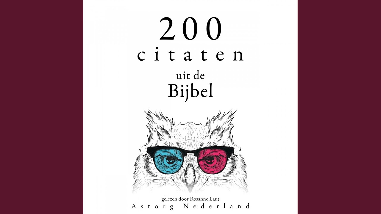 Chapter 2.5 200 citaten uit de Bijbel YouTube Chapter 2.5 200 citaten uit de Bijbel YouTube