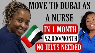 MOVE TO DUBAI AS A NURSE IN 1 MONTH  | NO IELTS NEEDED | EARN AS MUCH AS £2000/MONTH FT @banestine7463