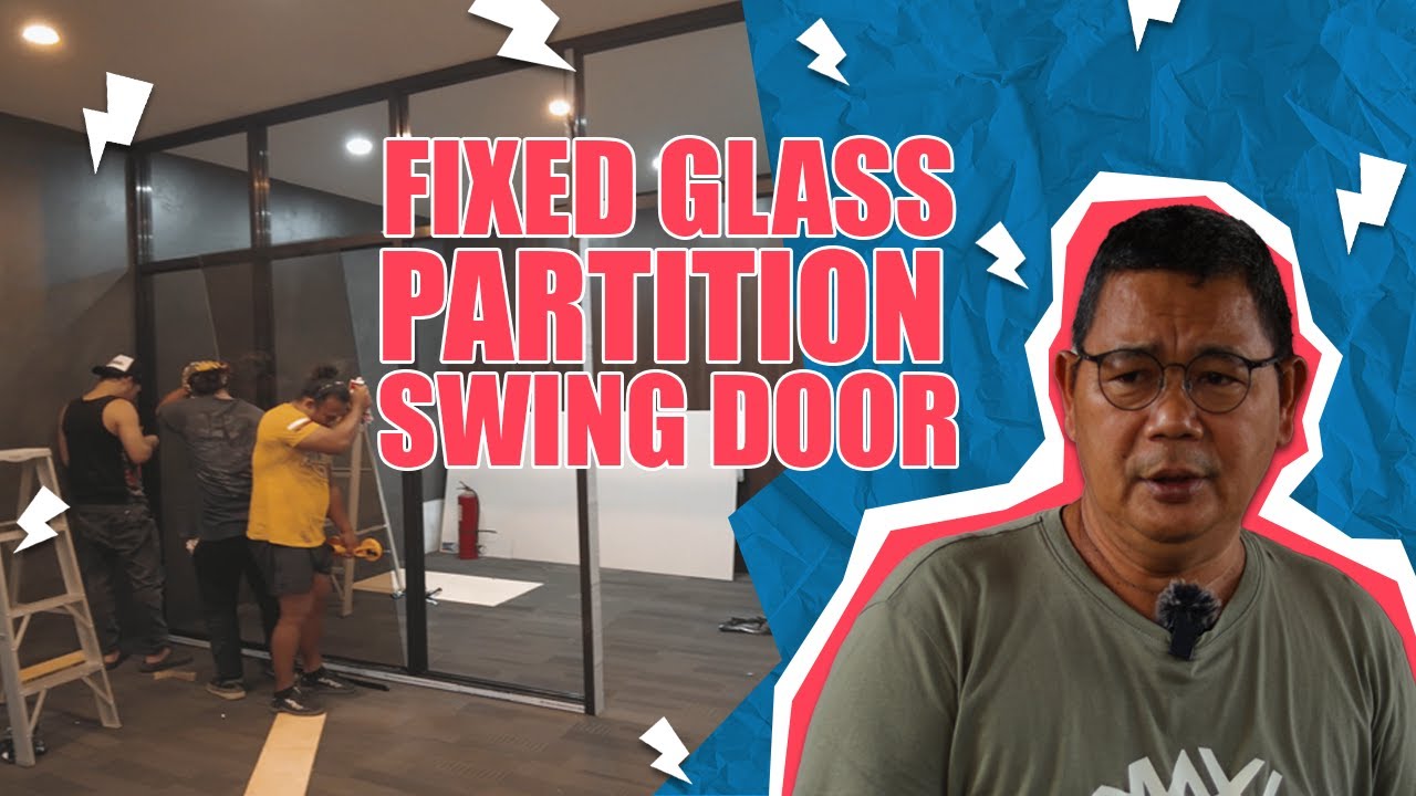 Aluminum Fixed Partition & Swing Door Installation | Clean & Modern Office Setup for Casterly