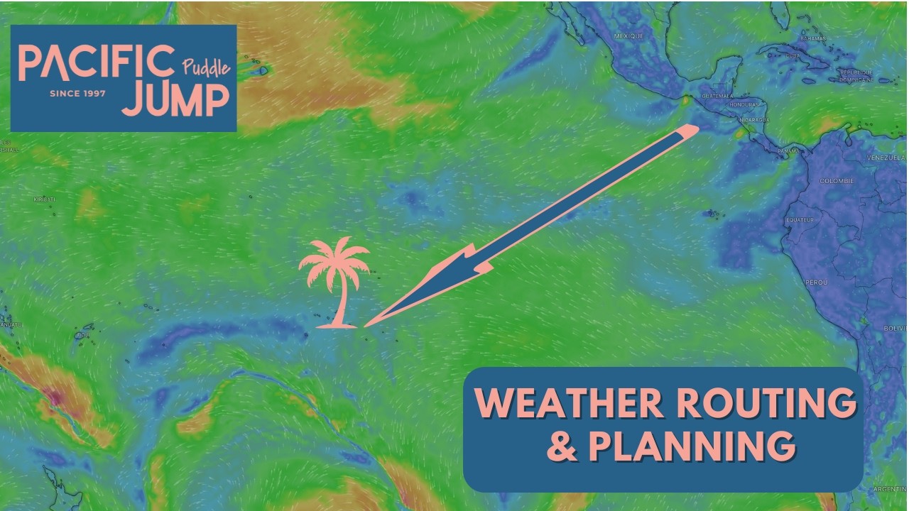 ⁣Weather routing and planning to sail across the Pacific to French Polynesia - webinar PPJ