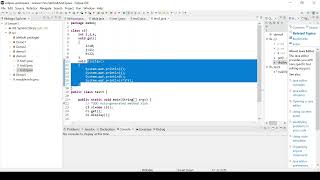 Methods with parameter and without parameters in Java Profile
