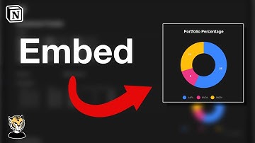 How to Embed Charts into Notion | Notion Template Tutorial