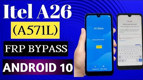 Itel A26 FRP Bypass ANDROID 10 || Without PC / Itel A26 Google Lock bypass /Itel (A571L)