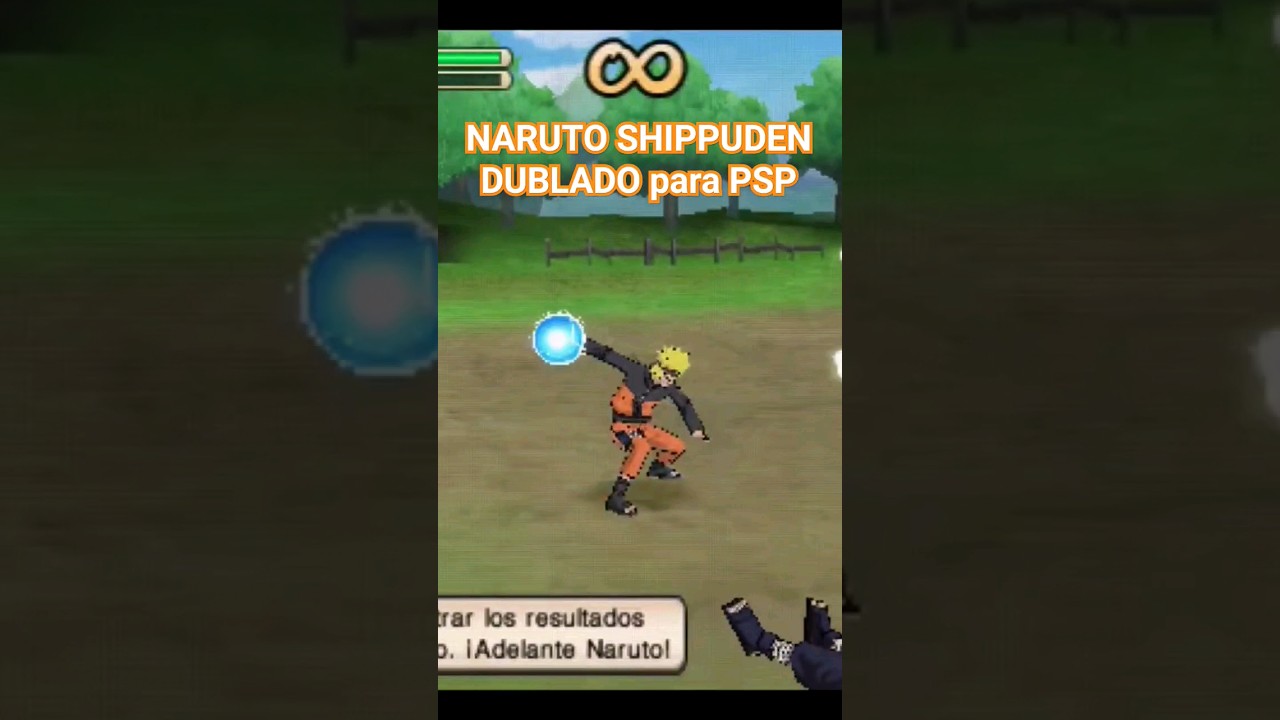 NARUTO SHIPPUDEN DUBLADO para PSP #shorts #naruto #gameplay 