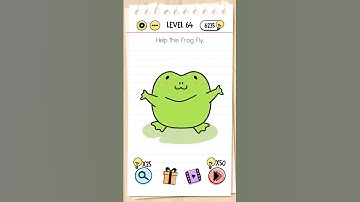 Brain test level 64 helping frog fly!