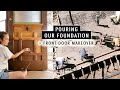 POURING OUR FOUNDATION + Front Door Makeover // Renovating our 110-Year-Old Home | XO, MaCenna