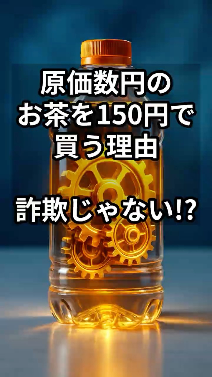 原価3円のお茶を、なぜ150円で買う?