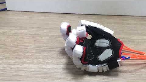 Soft robot - soft rehabilitation glove