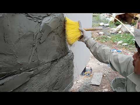 วีดีโอ: คุณสามารถปูนปั้นบนหิน?