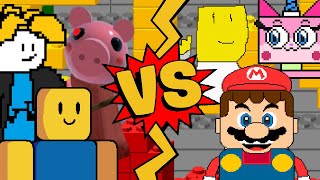 M.u.g.e.n Battles Newbiebacon Boypiggy Vs Legounikittylego Mario