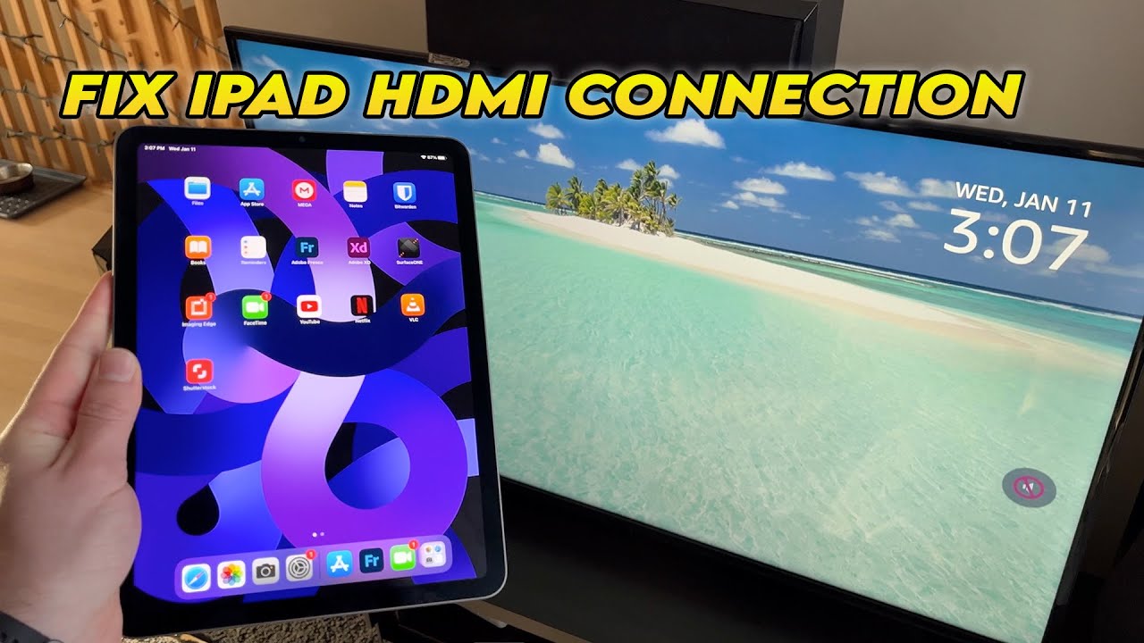 How to Fix iPad not Connecting to HDMI - YouTube