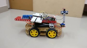 Autonomous Raspberry Pi Robot - Ultrasonic sensor and Servo motor