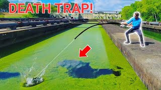 Fall In Here and You Won't Get Out! (Dangerous ABANDONED SEWER!)