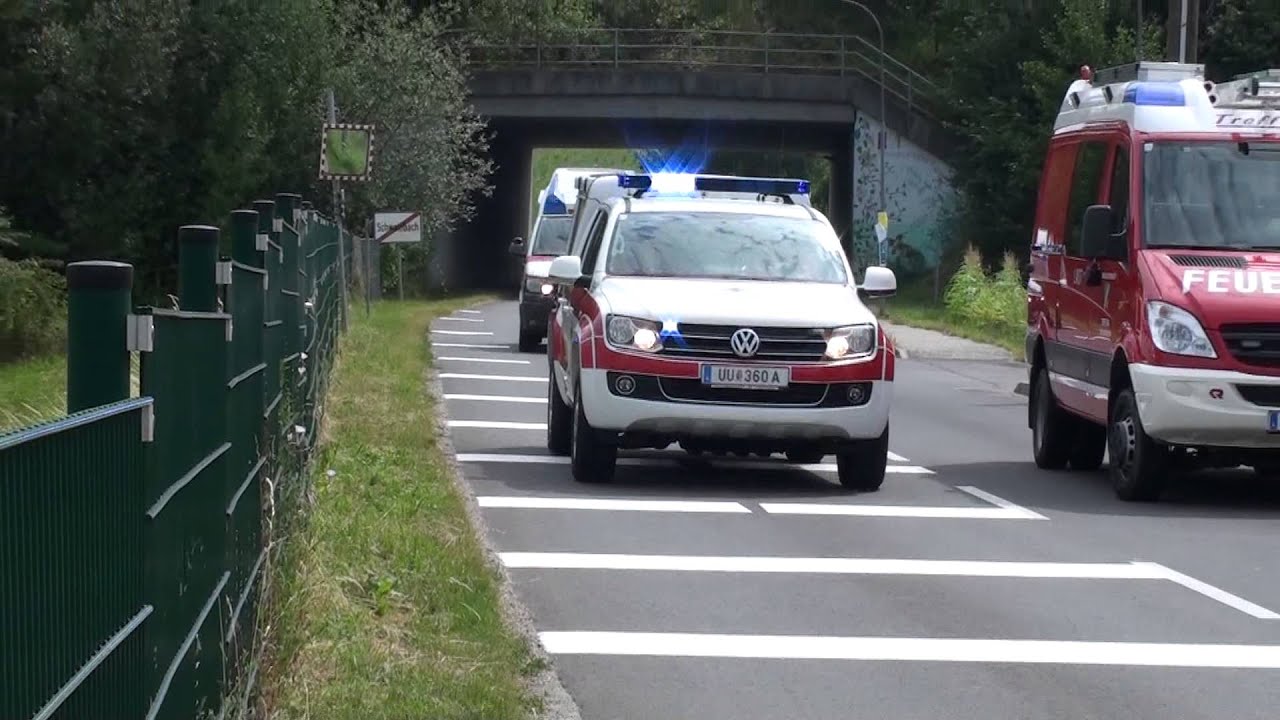 NEF RK Zwettl an der Rodl + SEW RK Gallneukirchen + LF-A FF Schmiedgassen