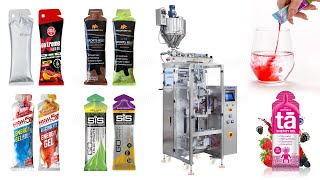 Energy Gels Packaging Machine Special Shaped Stick Bag