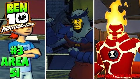 Ben 10 Protector Of Earth: Walkthrough Part 3- Area 51 (1080p 60fps)