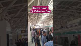 Metro Rail Down @ Valentine&#39;s Day due to Cable Interruption