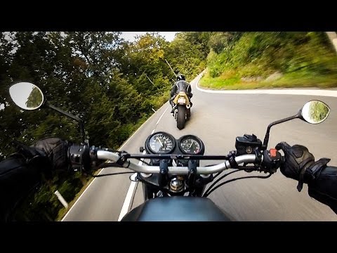 RAW onboard: little Honda CHASING random FIREBLADE