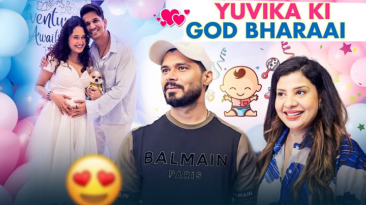 MUJHE TWINS HONGE | YUVIKA’s BABY SHOWER👶🍼