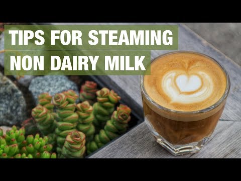 Tips for steaming non dairy milk