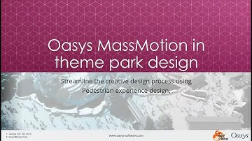 Enhancing Pedestrian Experience Design for Theme Parks & Attractions using Oasys MassMotion webinar