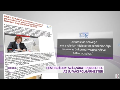 Pestisrácok: szájzárat rendelt el az új váci polgármester