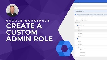 Google Admin Console: Create a custom role