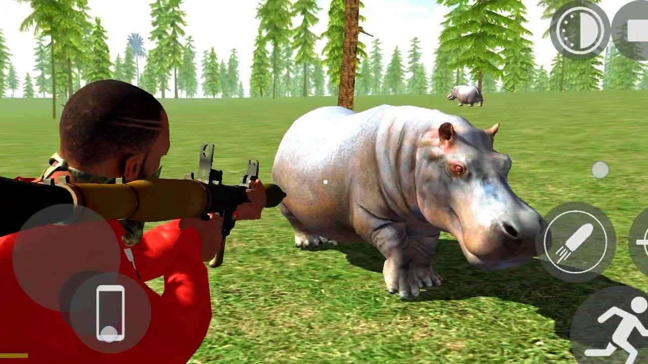 Hippopotamus attack on franklin in jurassic park | indian bike driving 3d | MG Gamerz