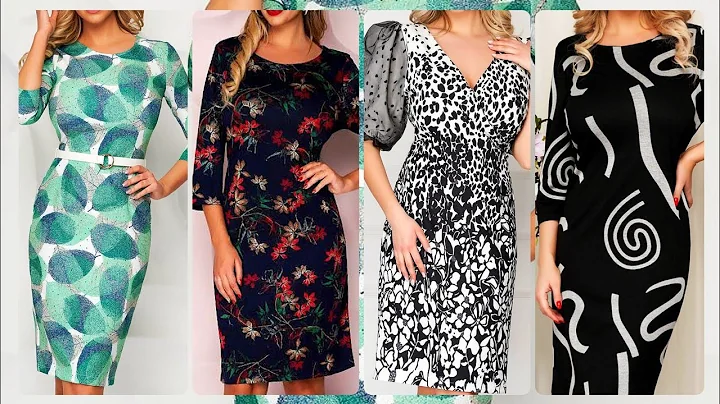 stylish casual office bodycon dress collection for women/amazing ideas of printed casual bodycon