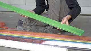 : Extrude beams from plastic waste #preciousplastic