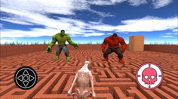 CURSED SCP 096 vs HULK & RULK in Garry