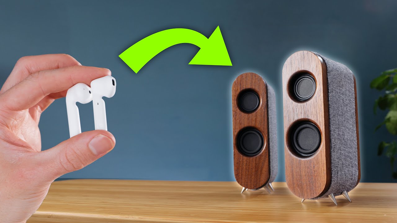 wifi speakers  2022 Update  Transforming dead earbuds into POWERFUL wireless speakers