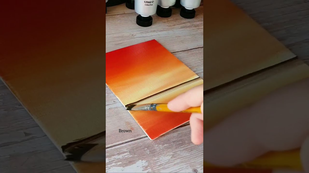 Easiest Way To Paint A Sunset Easy Acrylic Painting Ideas For Beginners 