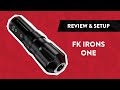 Fk irons one wireless tattoo machine  review setup  unboxing