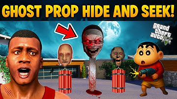 Shinchan and Franklin Playing Ghost Prop Hide and Seek in GTA 5