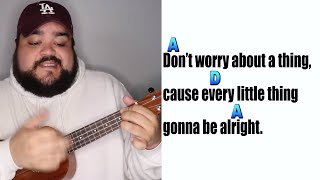 Three Little Birds - Bob Marley | Ukulele Cover & Play Along