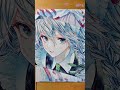 透明水彩アナログイラスト●東方Project●Watercolor illustration #アナログイラスト #イラスト #illustration