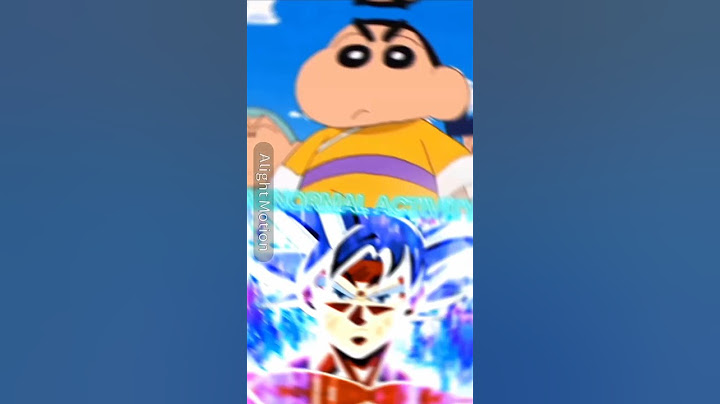 Shinchan Vs Goku