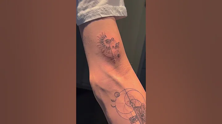 Part 2 of a very interesting tattoo! #tattoo #finelinetattoo #armtattoo