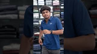 07 - Short Sleeve Zipper With Collar Attractive Mens Tshirt