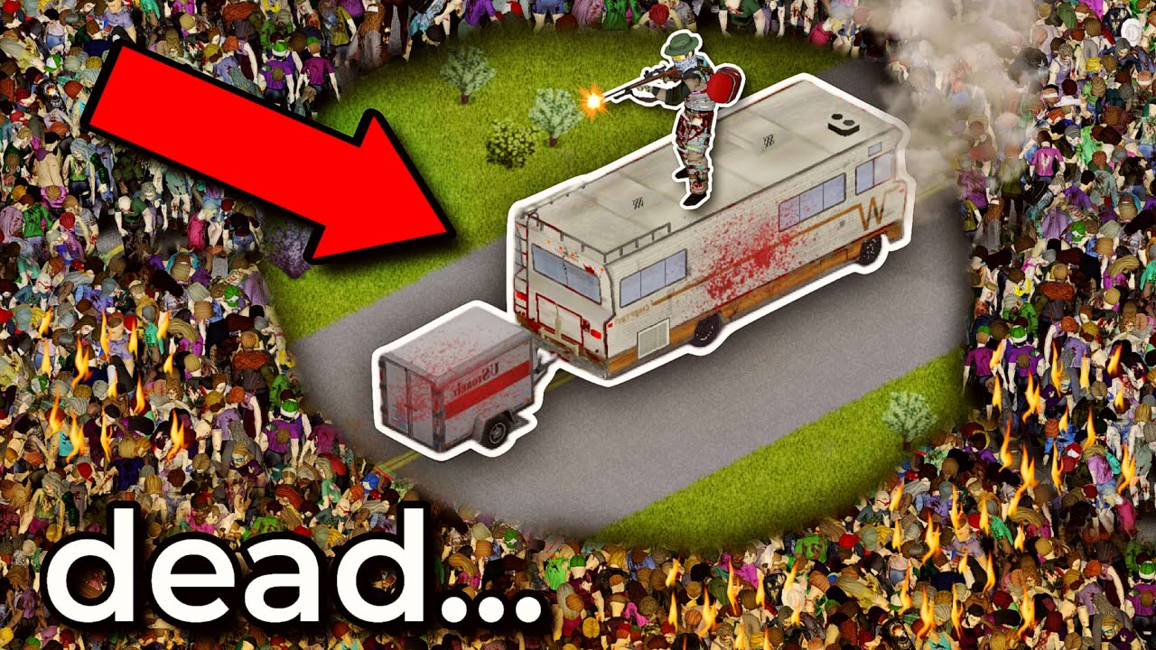 Posso Sobreviver por 100 Dias em um MOTORHOME no Project Zomboid?