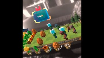 PvZ prototype on your desk using handtracking and passtrough #Quest2