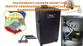 Masterbuilt smoker short circuit - Howto troubleshoot and replace Electric Smokehouse Heat element by DIY Tinker 106,656 views 5 years ago 10 minutes, 18 seconds