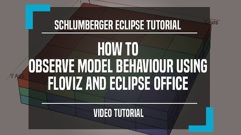 Schlumberger Eclipse Tutorial: Using FloViz and Eclipse Office